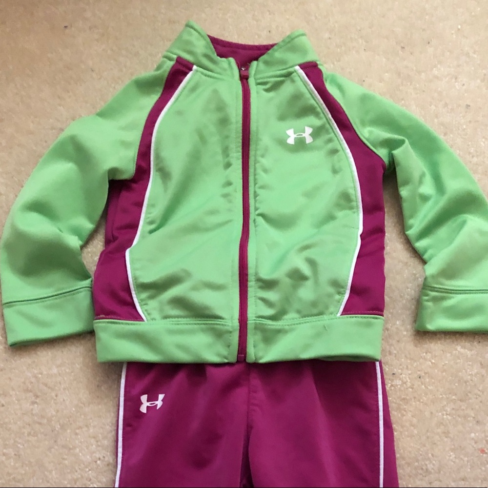 Toddler Girl Under Armour Track Suit